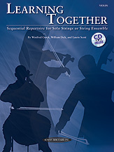 Learning Together Violin string method book cover
